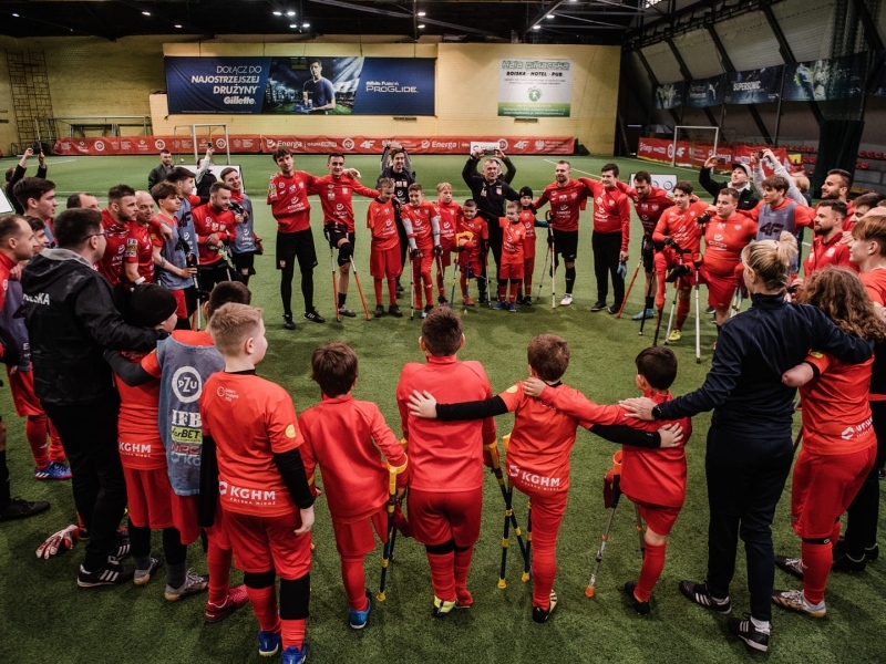 Wspólne zgrupowanie kadry Amp Futbol Polska z drużyną Junior Amp Futbol