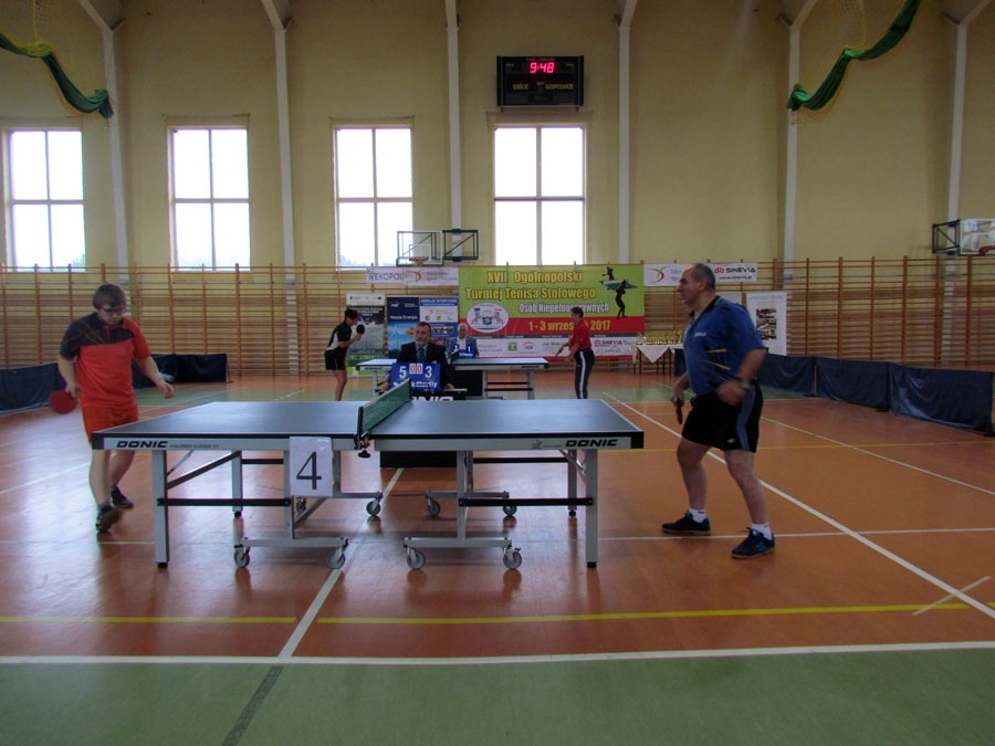 XVII Ogólnopolski Turniej Tenisa Stołowego Osób Niepełnosprawnych 1-3 wrzesień 2017
