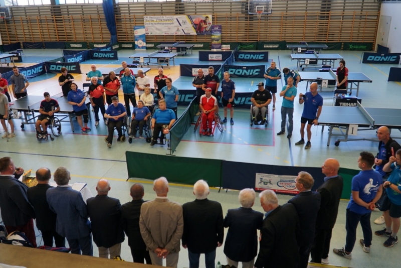 foto:XXI Ogólnopolski Integracyjny Turniej Tenisa Stołowego rozpoczęty