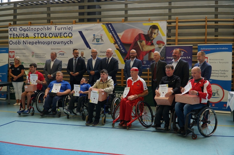 foto:XXI Ogólnopolski Integracyjny Turniej Tenisa Stołowego Osób Niepełnosprawnych za nami!