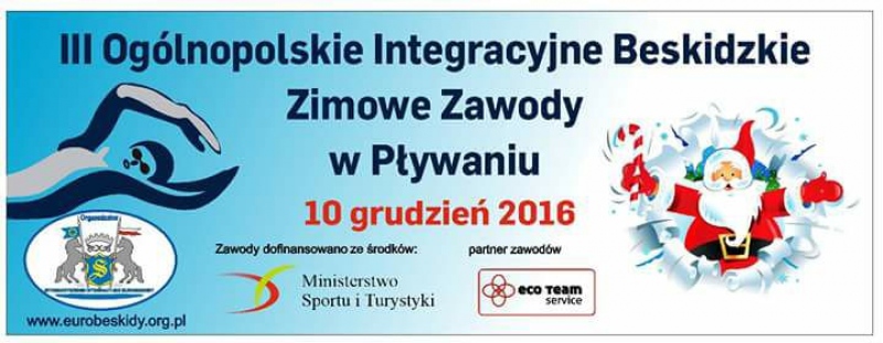 foto:III Ogólnopolskie Integracyjne Beskidzkie Zimowe Zawody w Pływaniu