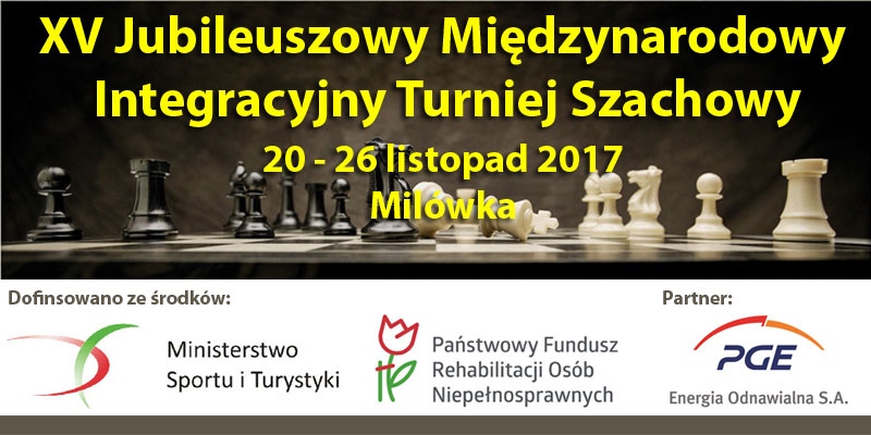 XV MIĘDZYNARODOWY INTEGRACYJNY TURNIEJ SZACHOWY 