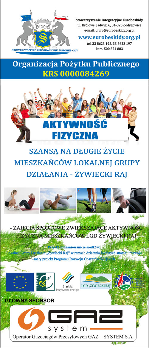 Aktywność fizyczna- Roll up Aktywność fizyczna- Roll up